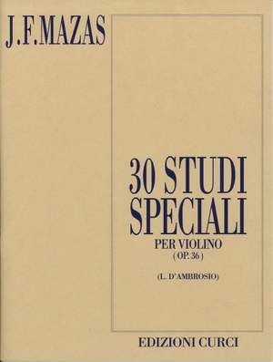 Luigi D'Ambrosio: Studi Speciali (30) Op. 36 (D'Ambrosio)
