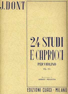 Jakob Dont: Studi Capricci (24) Op. 35