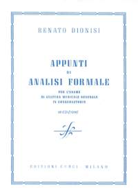 Renato Dionisi: Appunti Di Analisi Formale