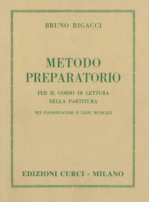 Bruno Rigacci: Metodo Preparatorio