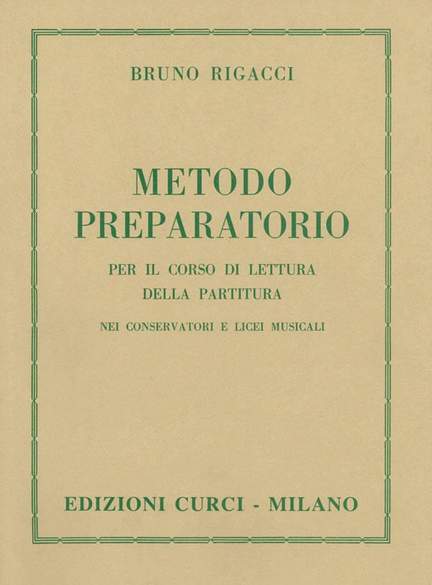 Bruno Rigacci: Metodo Preparatorio