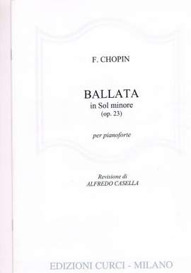 Frédéric Chopin: Ballata In Sol M. Op. 23 (Casella)