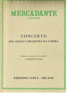 Giuseppe Saverio Mercadante: Concert E