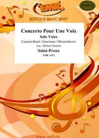Saint-Preux: Concerto Pour Une Voix (Solo Voice)