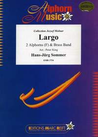 Hans-Jürg Sommer: Largo (2 Alphorns in F Solo)