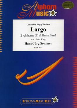 Hans-Jürg Sommer: Largo (2 Alphorns in F Solo)