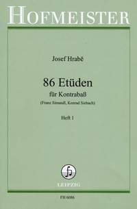 Josef Hrabe: 86 Etuden, Heft 1