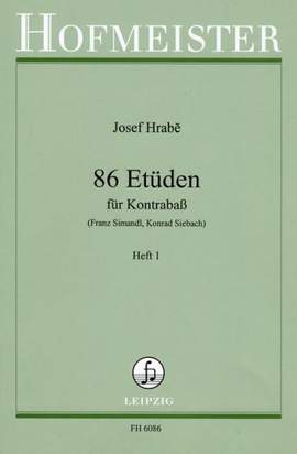 Josef Hrabe: 86 Etuden, Heft 1