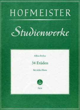 A. Frehse: 34 Etuden fur tiefes Horn