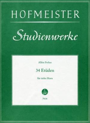 A. Frehse: 34 Etuden fur tiefes Horn