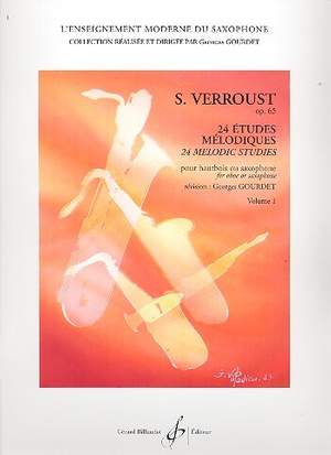 Stanislas Verroust: 24 Etudes Melodiques Opus 65 1