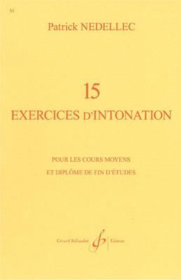 Patrick Nedellec: 15 Exercices D'Intonation