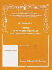 Michel Vergnault: Cours De Formation Musicale - Preparatoire 1