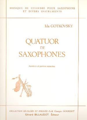 Ida Gotkovsky: Quatuor De Saxophones