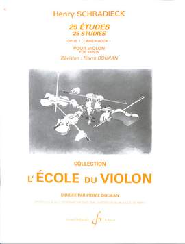 Henry Schradieck: 25 Etudes Opus 1 Volume 1