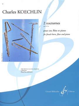 Charles Koechlin: 2 Nocturnes Opus 32 Bis - Flute-Cor-Piano