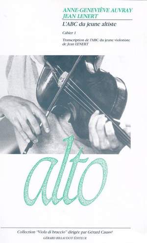 Jean Lenert: L'Abc Du Jeune Altiste Volume 1
