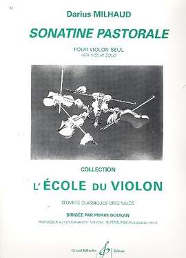 Darius Milhaud: Sonatine pastorale Op.383