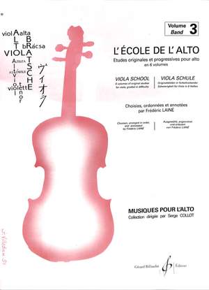 Frédéric Lainé: L'Ecole De L'Alto Volume 3