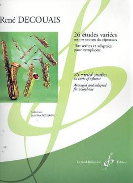 René Decouais: 26 Etudes Variees Sur Des Oeuvres Du Repertoire