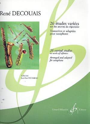 René Decouais: 26 Etudes Variees Sur Des Oeuvres Du Repertoire