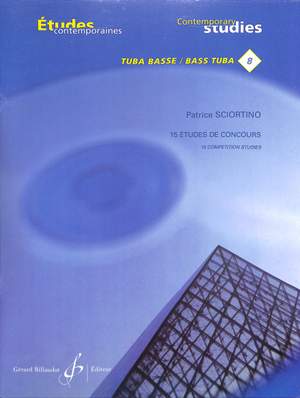 Patrice Sciortino: 15 Etudes De Concours Tuba Basse