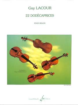 Guy Lacour: 22 Dodecaprices - Violon
