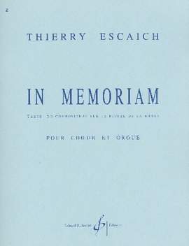 Thierry Escaich: In Memoriam