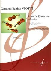 Giovanni Battista Viotti: 1Er Solo Du 13E Concerto En La Majeur