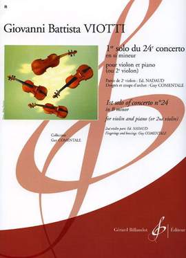Giovanni Battista Viotti: 1Er Solo Du 24E Concerto En Si Mineur