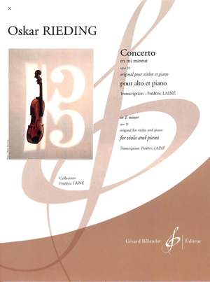 Oscar Rieding: Concerto Opus 35 En Mi Mineur