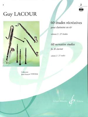 Guy Lacour: 60 Etudes Recreatives Volume 2 : 27 Etudes
