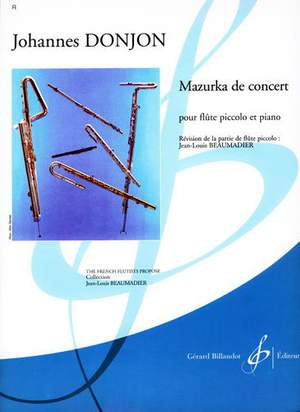 Johannes Donjon: Mazurka De Concert