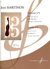 Jean Martinon: Sonatine N° 5 Opus 32 N° 1
