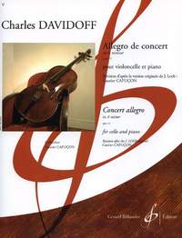 Karl Davydov: Allegro de Concert en La Mineur - Opus 11