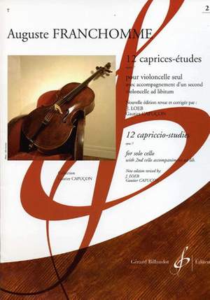 Auguste Franchomme: 12 Caprices-Etudes Opus 7 Volume 2