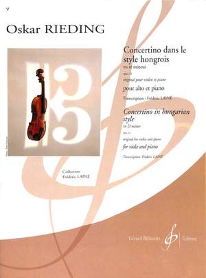 Oscar Rieding: Concertino Opus 21 d-moll