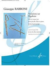 Giuseppe Rabboni: Variations Sur Rigoletto Opus 55