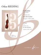 Oscar Rieding: Concerto En Sol Majeur Opus 36