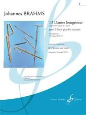 Johannes Brahms: 13 Danses Hongroises Cahier 1