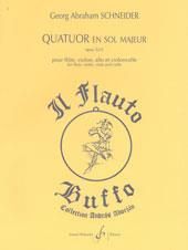 Georg Abraham Schneider: Quatuor En Sol Majeur Opus 52/3