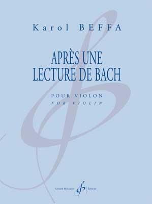 Karol Beffa: Après une lecture de Bach