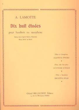 Antony Lamotte: 18 Etudes D'Apres Mazas..