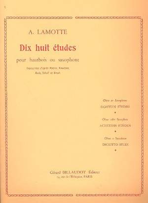 Antony Lamotte: 18 Etudes D'Apres Mazas..