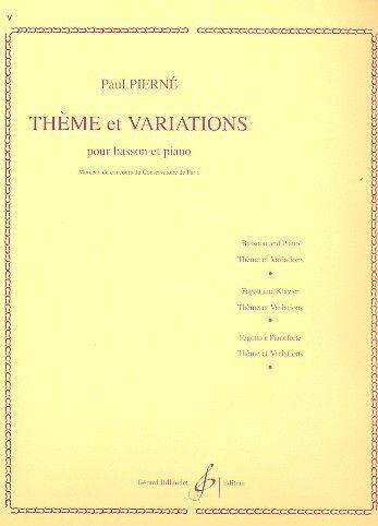 Paul Pierné: Theme Et Variations