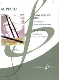 M Piard: Quatre Vingt Dix Etudes Volume 2