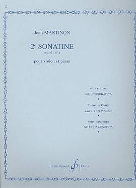 Jean Martinon: 2E Sonatine Opus 19 Nø12