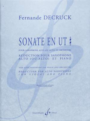 Fernande Decruck: Sonate En Ut Diese
