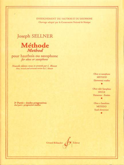 Joseph Sellner: Methode Volume 2 - Etudes Progressives