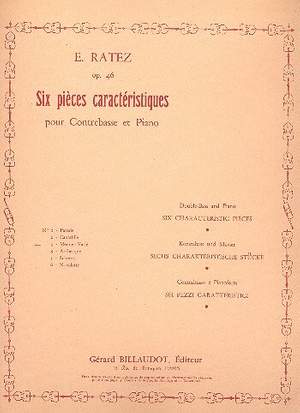 E. Ratez: 6 Pieces Caracteristiques Op. 46 Nø3 Menuet Varie
